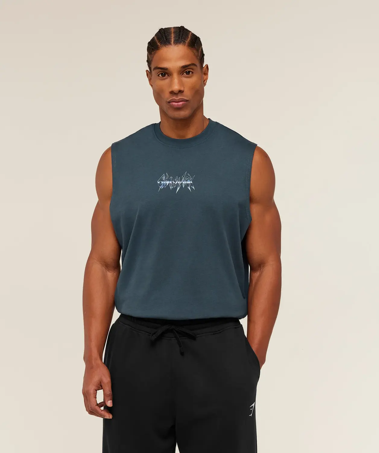 Eagle Band Style Graphic Tank Oversized Fit - Image 2