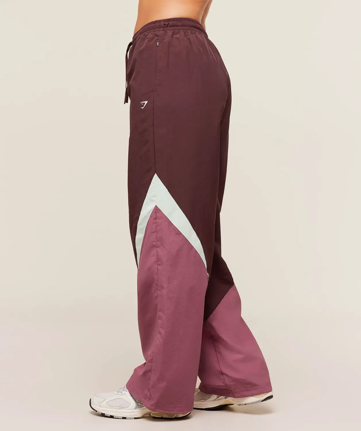 Contrast Track Pants Oversized Fit - Image 3