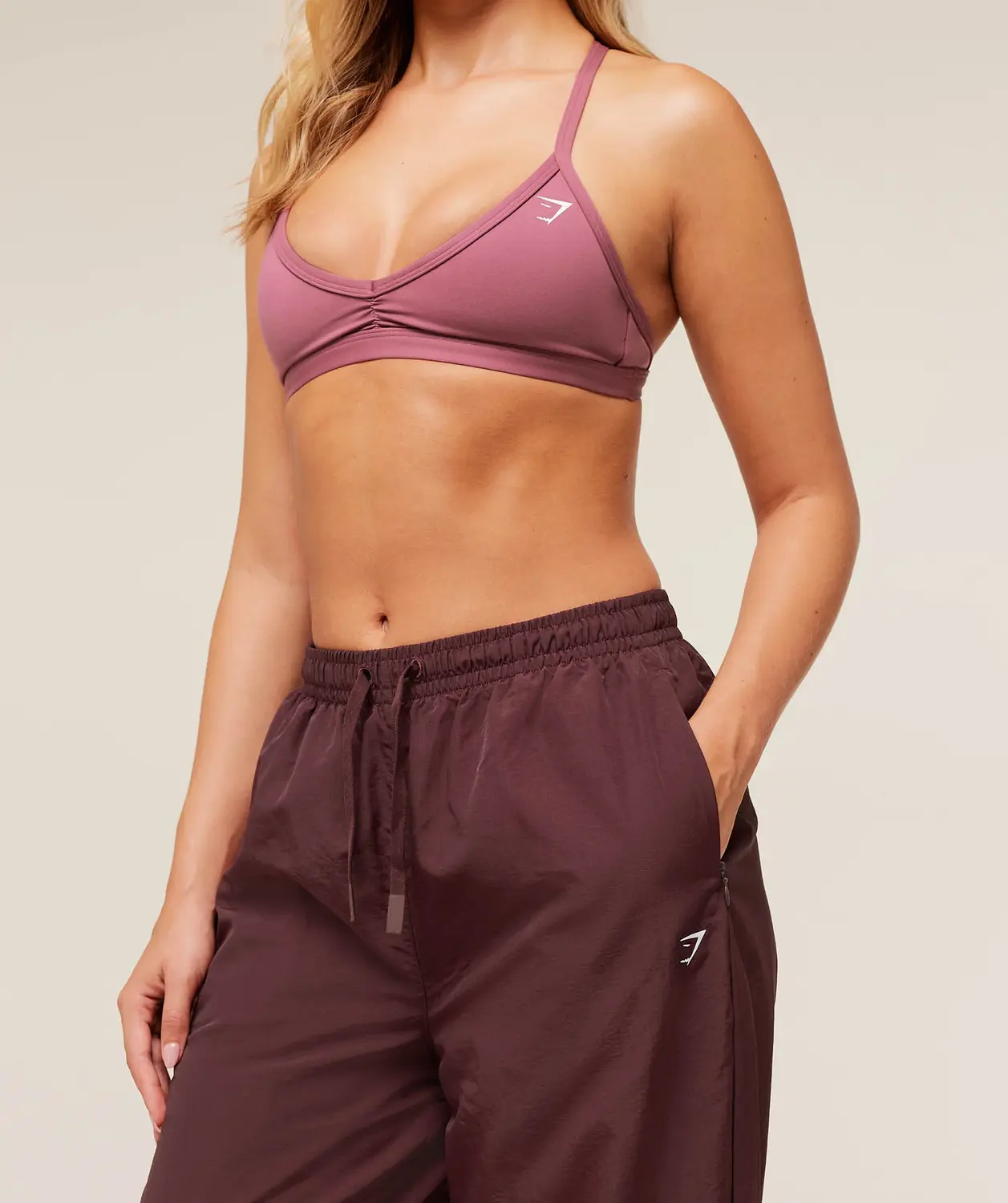 Contrast Track Pants Oversized Fit - Image 4