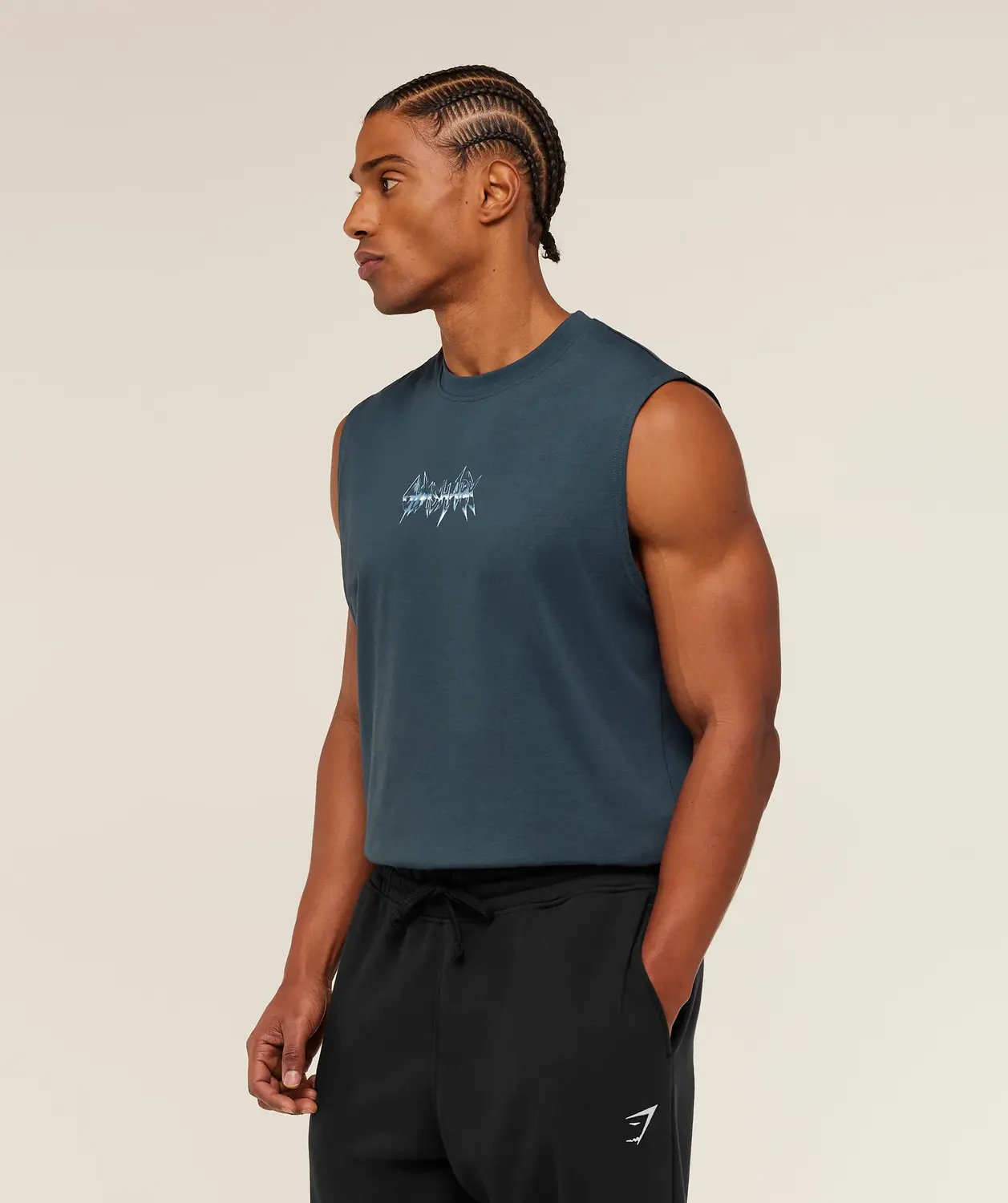 Eagle Band Style Graphic Tank Oversized Fit - Image 3